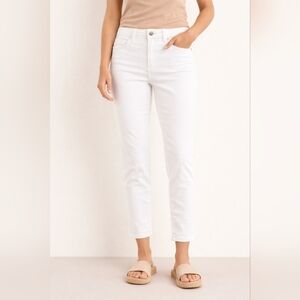 Levi’s White Stretch Ankle Jeans | Slim Clean Denim Sz 8